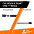 24.92  Inch Lift Supports Depot PM9903E Lift Support  | PM9903E-W
