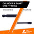 21.89  Inch Lift Supports Depot PM3344 Lift Support  | PM3344-W
