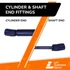 28.74  Inch Lift Supports Depot PM3327 Lift Support  | PM3327-W