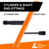 9.63  Inch Lift Supports Depot PM3672 Lift Support  | PM3672-W