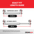 15.00 Inch Strong Arm 6825 Lift Support With Ball Socket | 6825-W