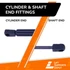 17.68 Inch Lift Supports Depot PM3105 Lift Support With Ball Socket | PM3105-W