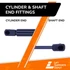 11.42 Inch Lift Supports Depot PM3095 Lift Support With Ball Socket | PM3095-W