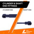 9.61 Inch Lift Supports Depot PM3096 Lift Support With Ball Socket | PM3096-W