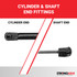 11.81 Inch Strong Arm 6378 Lift Support With Ball Socket | 6378-W