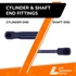 17.32  Inch Lift Supports Depot PM3516 Lift Support  | PM3516-W