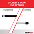 133.0 pounds of force - Gas Spring Lift Strut Prop