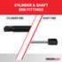 120.00 pounds of force - Gas Spring Lift Strut Prop