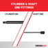 85.0 pounds of force - Gas Spring Lift Strut Prop