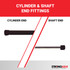 98.0 pounds of force - Gas Spring Lift Strut Prop