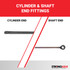 122.0 pounds of force - Gas Spring Lift Strut Prop