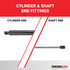 192.0 pounds of force - Gas Spring Lift Strut Prop