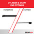 101.0 pounds of force - Gas Spring Lift Strut Prop