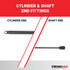 75.0 pounds of force - Gas Spring Lift Strut Prop