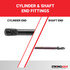 49.0 pounds of force - Gas Spring Lift Strut Prop