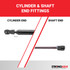 104.0 pounds of force - Gas Spring Lift Strut Prop