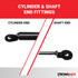 88.0 pounds of force - Gas Spring Lift Strut Prop