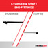 155.0 pounds of force - Gas Spring Lift Strut Prop