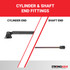 28.0 pounds of force - Gas Spring Lift Strut Prop