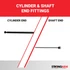 121.0 pounds of force - Gas Spring Lift Strut Prop