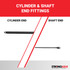 166.0 pounds of force - Gas Spring Lift Strut Prop
