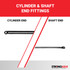 58.0 pounds of force - Gas Spring Lift Strut Prop