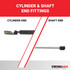 84.0 pounds of force - Gas Spring Lift Strut Prop