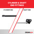 55.0 pounds of force - Gas Spring Lift Strut Prop