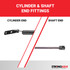 101.0 pounds of force - Gas Spring Lift Strut Prop