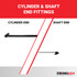 135.0 pounds of force - Gas Spring Lift Strut Prop