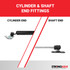 84.0 pounds of force - Gas Spring Lift Strut Prop
