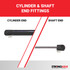 75.0 pounds of force - Gas Spring Lift Strut Prop