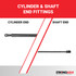 85.0 pounds of force - Gas Spring Lift Strut Prop