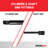 61.0 pounds of force - Gas Spring Lift Strut Prop