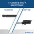 93 pounds of force - Gas Spring Lift Strut Prop
