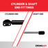 144.0 pounds of force - Gas Spring Lift Strut Prop