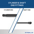 36 pounds of force - Gas Spring Lift Strut Prop