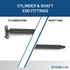 87 pounds of force - Gas Spring Lift Strut Prop