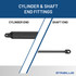 36 pounds of force - Gas Spring Lift Strut Prop