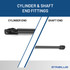 182 pounds of force - Gas Spring Lift Strut Prop