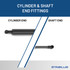 326 pounds of force - Gas Spring Lift Strut Prop