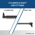 63 pounds of force - Gas Spring Lift Strut Prop