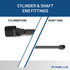 137 pounds of force - Gas Spring Lift Strut Prop