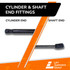 19.84  Inch Lift Supports Depot PM3731 Lift Support  | PM3731-W