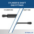 301 pounds of force - Gas Spring Lift Strut Prop