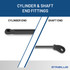 67 pounds of force - Gas Spring Lift Strut Prop