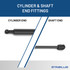 83 pounds of force - Gas Spring Lift Strut Prop