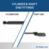 106 pounds of force - Gas Spring Lift Strut Prop