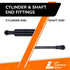 15.51  Inch Lift Supports Depot PM3637 Lift Support  | PM3637-W
