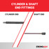 57.0 pounds of force - Gas Spring Lift Strut Prop